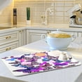 thumbnail image 5 of SKYSONIC Dish Drying Mat for Kitchen Counter Butterflies Colorful Eco Friendly Drying Mat - Easy to Clean Heat Resistant Dish Mat - 18x24, 5 of 6
