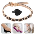 thumbnail image 4 of 1 par de correas de talón ajustables de repuesto para tacones altos, correas de tobillo de PU para sujetar tacones sueltos., 4 of 7