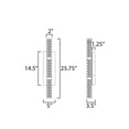 thumbnail image 4 of ET2 E11203-WAGLD 26 in. Aragon-Wall Sconce Bath Vanity, White Alabaster & Gold, 4 of 5