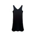 thumbnail image 5 of OSOLU Solid Color Women Elegant Casual Dress V-Neck A-Line Sleeveless Midi Dress With Satin Trim For Daily Wear Party Events Fashionable Sundress Dresses For Women 2025 Elegant Classy, 5 of 5
