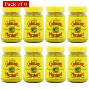 Colmans English Mustard Jar, 8 Pack (100g each)