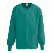 ComfortEase Unisex Snap-Front Warm-Up Scrub Jacket