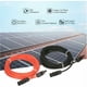 thumbnail image 2 of Cable de extensión para panel solar con conector MC4, par rojo + negro, 14 AWG, 1 metro, 2 of 5