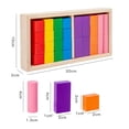 thumbnail image 3 of Wooden Pattern Blocks Jigsaw Geometric Wooden Blocks for Children Boys Gifts, 3 of 8