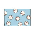 thumbnail image 7 of DouZhe Softball Sports Doodle Rugs Doormat, Non-Slip Machine Washable Carpets Floor Door Mat , 36" x 24", 7 of 7