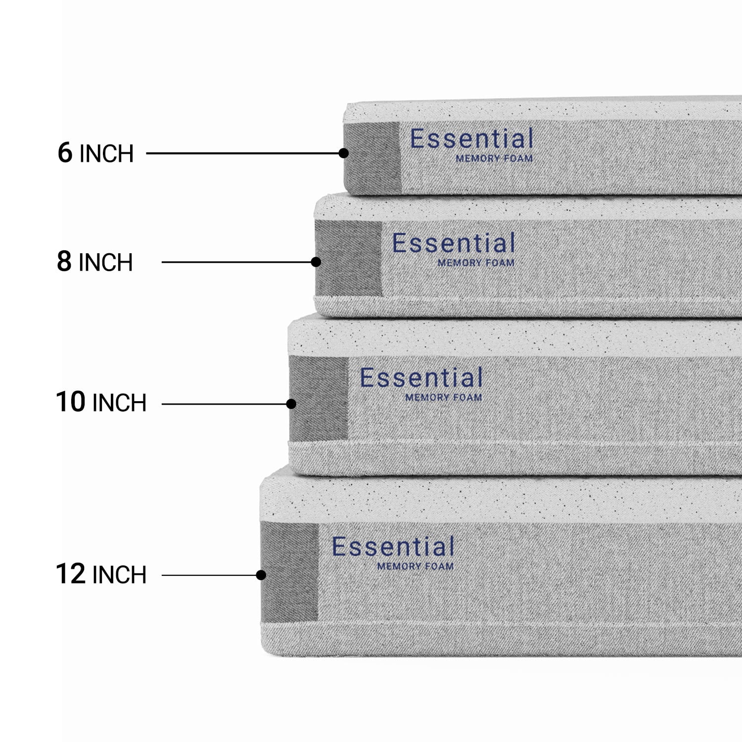 LIFEMENT Essential 12 Inch Full Memory Foam Mattress in a Box, Medium Firm | Graphite Infused Cooling, Fiberglass Free, CertiPUR-US Certified