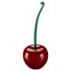 thumbnail image 3 of Escobilla de baño Escobilla de baño Vino tinto Forma de cereza Juego de portaescobillas de baño Plástico, 3 of 8