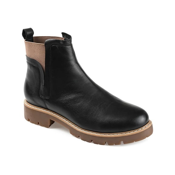 Journee Collection Mens Pull On Flat Chelsea Boots