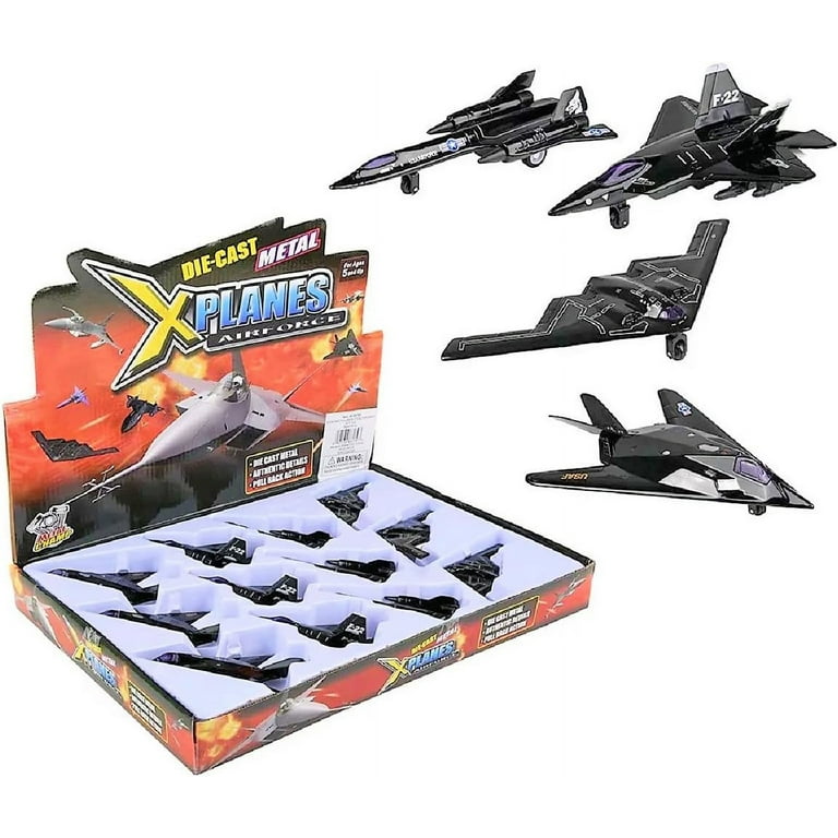 Die-Cast Pullback Stealth Bomber Models (4.25 Die-Cast Pullback Stealth Bomber Models (4.25