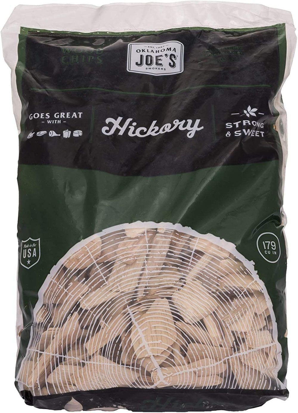 25 lb Hickory Oklahoma Joes Mini Log Smoker Chip 