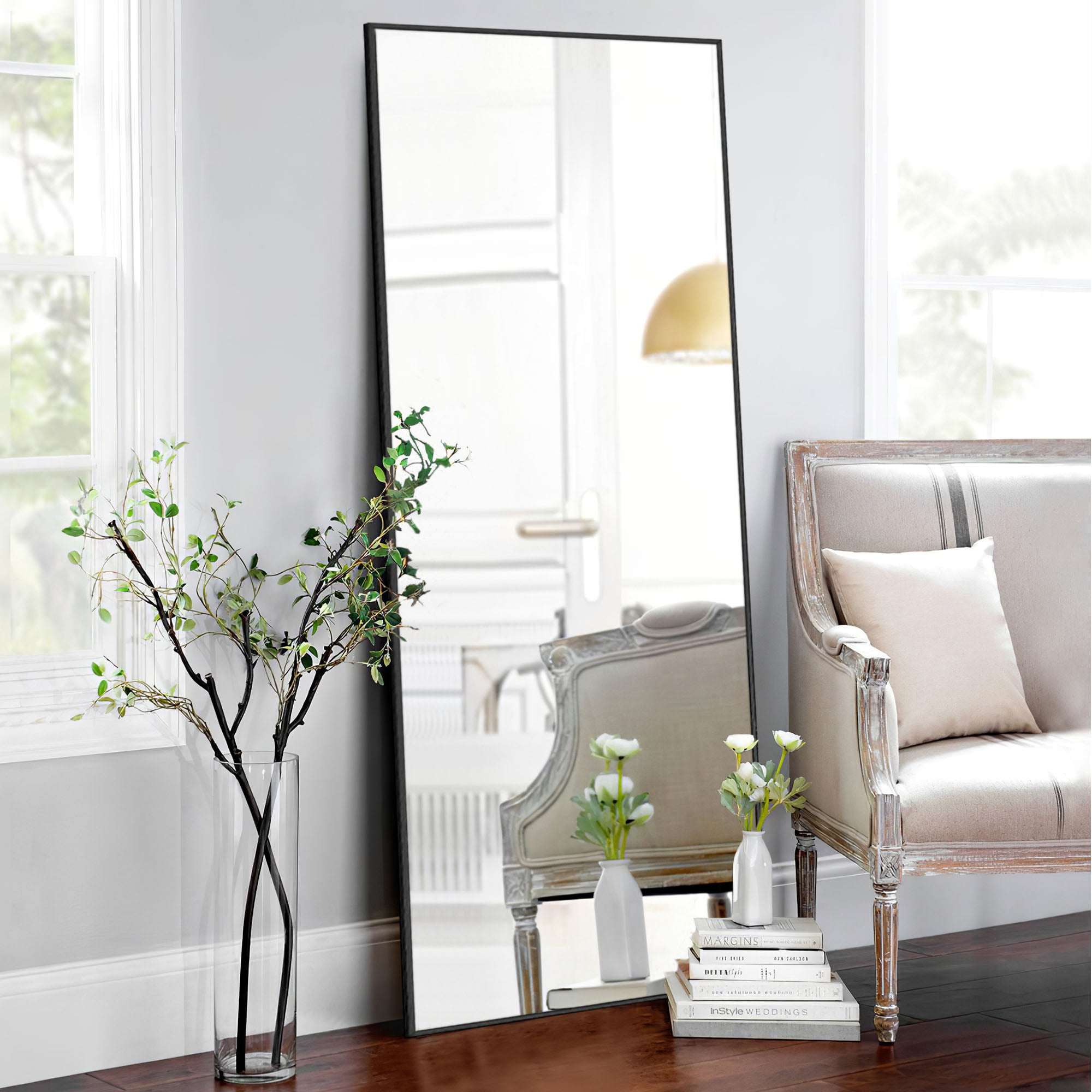 Neutype Large Wall Mounted Mirror Full, Where To Put Full Length Mirror In Living Room