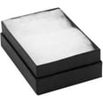 thumbnail image 2 of RJ Displays-25 Pack Cotton Filled Black Matte Paper Color Jewelry Gift Boxes for Earrings, Pendant, Rings, Necklace, Bracelets and Collectibles, Size 2.5 x 1.5 x 1" Inches #21, 2 of 9