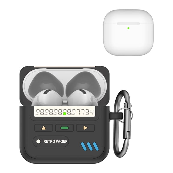 Soft Silicone Protective Case For Airpods 4 Headphones Fallproof Shockproof Silicone Case Cover Protective Shell Skin Accessories with Keychain