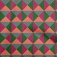 thumbnail image 1 of oneOone Silk Tabby Dark Magenta Fabric Geometric Craft Projects Decor Fabric Printed By The Yard 42 Inch Wide, 1 of 4