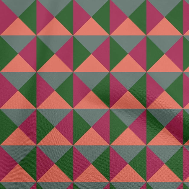 oneOone Silk Tabby Dark Magenta Fabric Geometric Craft Projects Decor Fabric Printed By The Yard 42 Inch Wide