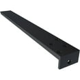 thumbnail image 5 of Ekena Millwork 2 1/2"W x 22"D x 1 1/2"H Hidden Floating Steel Heavy Duty Bracket w/ Flange, Powder Coated Black, 5 of 10
