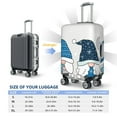 thumbnail image 4 of Fuzoiu Snow Gnome for Winter Print Suitcase Cover,Washable Luggage Covers for Suitcase,Elastic Luggage Protector Cover,Scratch Resistant Travel Suitcase Covers-Medium, 4 of 7