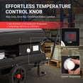 thumbnail image 4 of 220000 BTU Forced Air Kerosene Heater, Portable Diesel and Kerosene Space Heater with Thermostat Control, Torpedo Space Heater for Indoor and Outdoor, Workshops, Industrial, Jobsite, Garage, Black, 4 of 8