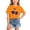 R107-Orange, variant on RMGVDSD Girls T Shirts Summer Fashion Graphic T-Shirt Short Sleeve Crewneck Tops Loose Casual Tees Shirts for Kids 10-12 Years