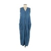Pre-Owned Eddie Bauer Women's Size L Tall Casual Dress