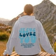 thumbnail image 6 of XINXIAOO Women's Hoodies Sweatshirts Jesus Loves You Sweatshirt Oversized Graphic Hoodies for Women Pullovers for Women Winter Essentials Women’S Clothes, 6 of 9