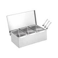 thumbnail image 3 of Tarro de condimentos Contenedor de almacenamiento Herramienta para hornear Utensilios de cocina Organizador Condimento 3 rejillas, 3 of 9