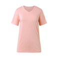 thumbnail image 7 of Hauaitttt Women's Fashion Deep V Neck Top Solid Color Casual Loose Short Sleeve Extra Long Sleeve Womens Workout Shirts Cute Summer Tops Womens Tech Shirts Spandex Tee Women Athletic T Shirts, 7 of 7