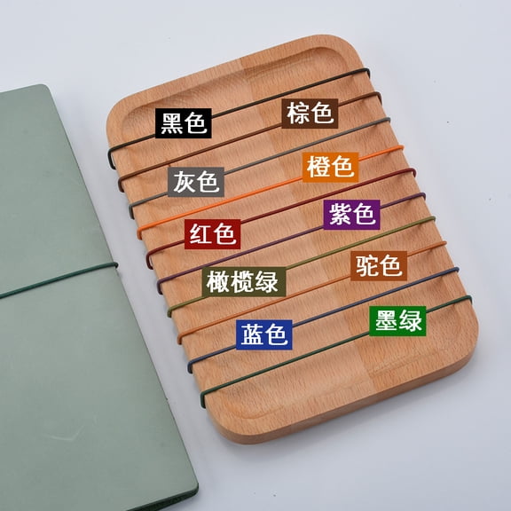 TABLZONE 12Pcs Elastic Notebook Band Flexible Nylon Strap for Secure Journal Closure