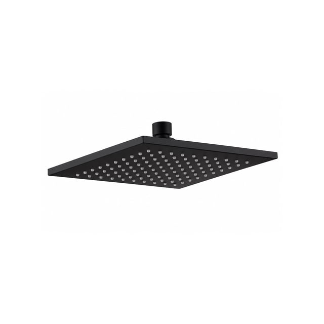 Cabezal Regadera Cuadrada Lluvia Acero Inoxidable 304 Negro Mate 20x20cm Compatible Brazo Existente Actualiza tu Ducha Maxims