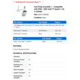 thumbnail image 2 of Fuel Pump Assembly 1 - Compatible with 2000 - 2002 Audi TT Quattro 1.8L 4-Cylinder - Autopart Premium, 2 of 2