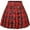A-Red91, variant on Women's High Waist Plaid Pleated Skirt A Line School Uniform Style Casual Mini Skirt Red S