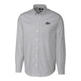 thumbnail image 2 of Men's Cutter & Buck  Charcoal Rocket City Trash Pandas Big & Tall Oxford Stretch Stripe Long Sleeve Button-Down Dress, 2 of 3