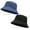 Black/Navy, variant on 2 Pack 100% Cotton Bucket Hat Foldable Summer Travel Fish Sun Hat for Men and Women Outdoor Activities All Seasons Size Large/X-large, Black, Putty
