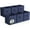 Navy Blue, variant on Sorbus 11" Collapsible Fabric Storage Cubes - 6 Foldable Bins with Handles for Clothes, Toys, Books (Navy Blue)