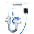 thumbnail image 2 of 3/4 Clear PVC U Trap Pipe Fitting Connector with Cleaning Brush for HVAC Condensate Drain System, 2 of 5