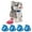 Black Eared, variant on Soft Plush Electric Cats Toy with Touch Sensing Voice Mimics For Safe Play And Interactive Learning For Kids Toddler Fun
