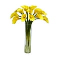thumbnail image 5 of Nearly Natural Calla Lily Artificial Flower Arrangement with Cylinder, Cream, 5 of 8