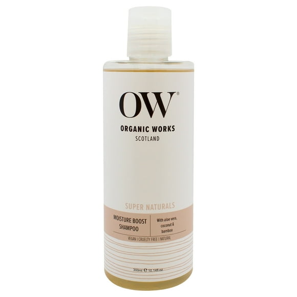 Super Naturals Shampooing Rehausseur d'Hydratation par Organic Works pour Unisexe - Shampooing 10,14 oz
