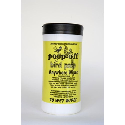 PoopOff Bird Poop Anywhere Wipes, 70 count