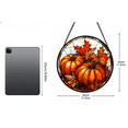 thumbnail image 3 of Pumpkin Tree Acrylic Suncatcher | Stained Glass Effect Window/Car Ornament, Indoor/Outdoor Decor A, 3 of 8