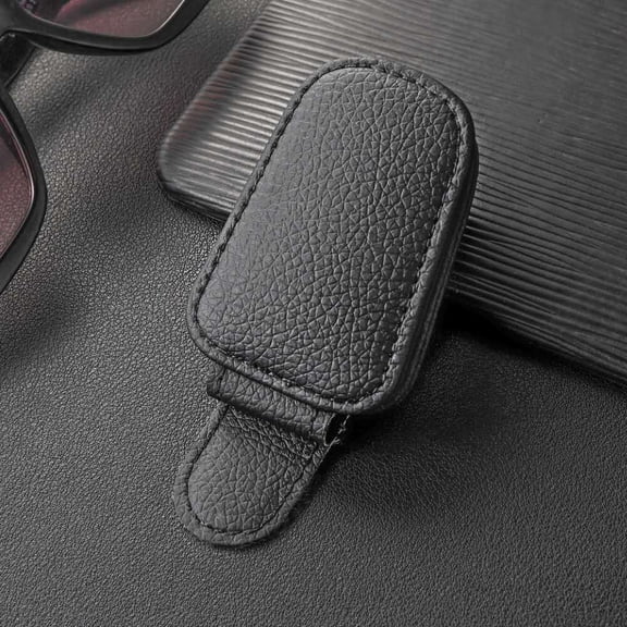 KINGWOLF Car Sunglasses Clip Universal Sun Visor Glasses Frame,Black