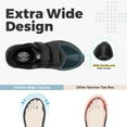 thumbnail image 3 of FitVille Extra Wide Walking Shoes for Men Hook and Loop Orthopedic Sneakers for Swollen Foot, 3 of 6