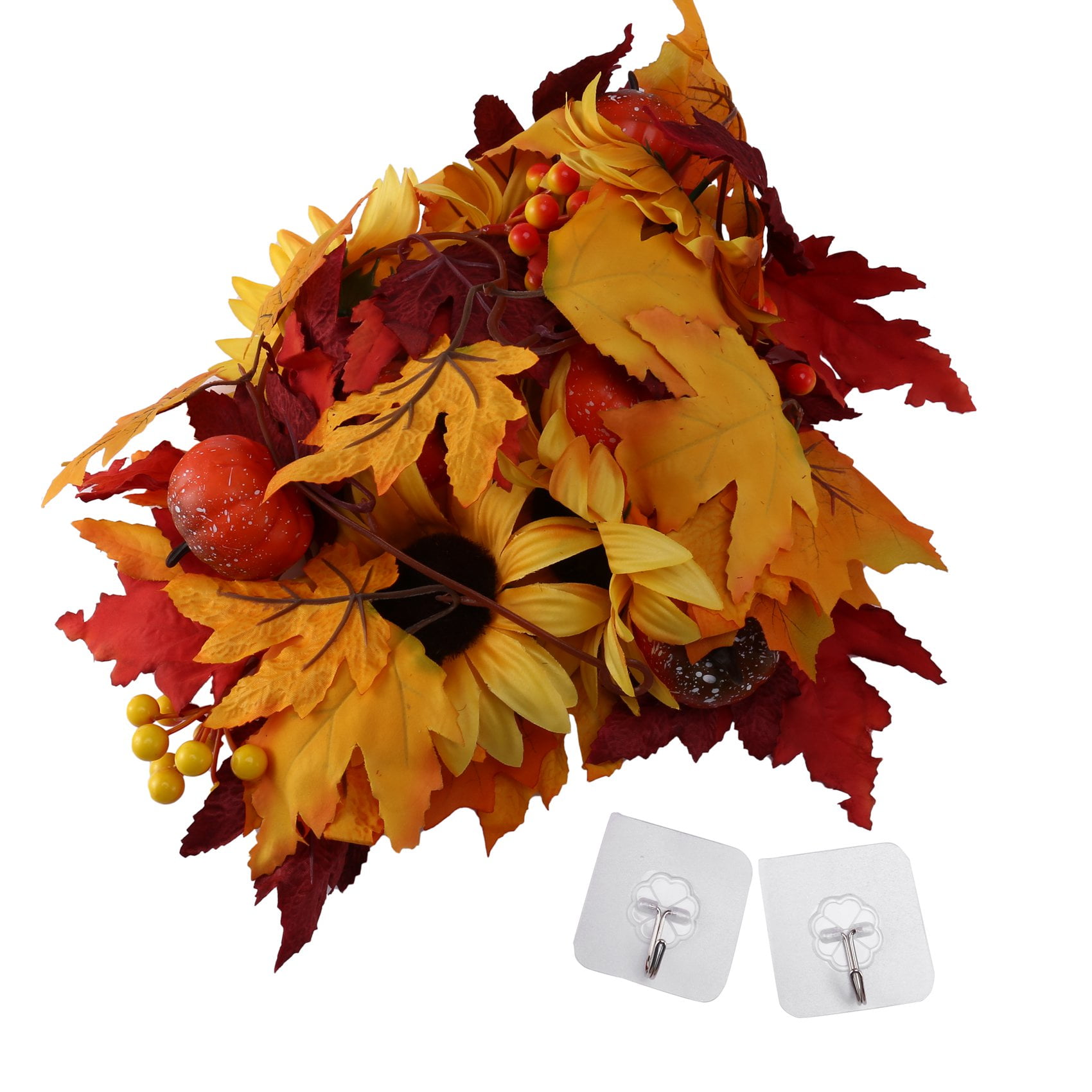 Details about   177cm Artificial Maple Leaf Berries Sunflower Pumpkin Garland Hanging Vine Y3F1 