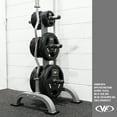 thumbnail image 3 of Valor Fitness Olympic Plate & Barbell Storage Rack -Organizing Weight Plate Tree Stand, 3 of 6