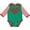 Green and Red, variant on Inktastic All You Need is Love Red Heart Shape Boys or Girls Long Sleeve Baby Bodysuit