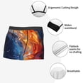 thumbnail image 5 of Rateoe Galactic Dog Swirls Art Mens Boxer Briefs Poly Spandex Performance Boxer Briefs Underwear Hem Boxer Briefs - Small, 5 of 8