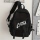 thumbnail image 4 of Trendy Waterproof Backpack Large Capacity Schoolbag Casual Travel Bag Adjustable Thick Strap, 4 of 5