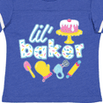 thumbnail image 4 of Inktastic Lil' Baker Icing and Cake Boys or Girls Toddler T-Shirt, 4 of 5
