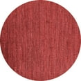 thumbnail image 1 of Ahgly Company Indoor Round Abstract Red Modern Area Rugs, 6' Round, 1 of 4