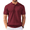 Wine Red, variant on COOFANDY Mens Knit Polo Shirt Short Sleeve Vintage Textured Casual Golf Shirts Summer Beach Top